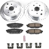 PowerStop Power Stop 15-19 Subaru WRX Rear Z23 Evolution Sport Brake Kit - Brakes Rotors & Pads