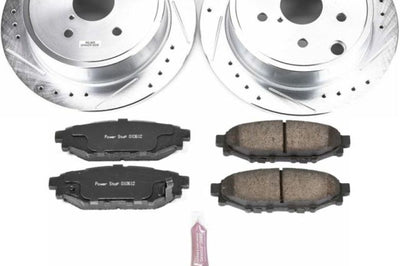 PowerStop Power Stop 15-19 Subaru WRX Rear Z23 Evolution Sport Brake Kit - Brakes Rotors & Pads