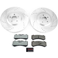 PowerStop Power Stop 15-20 Dodge Charger Front Z26 Street Brake Kit - Brakes Rotors & Pads