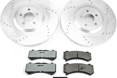 PowerStop Power Stop 15-20 Dodge Charger Front Z26 Street Brake Kit - Brakes Rotors & Pads