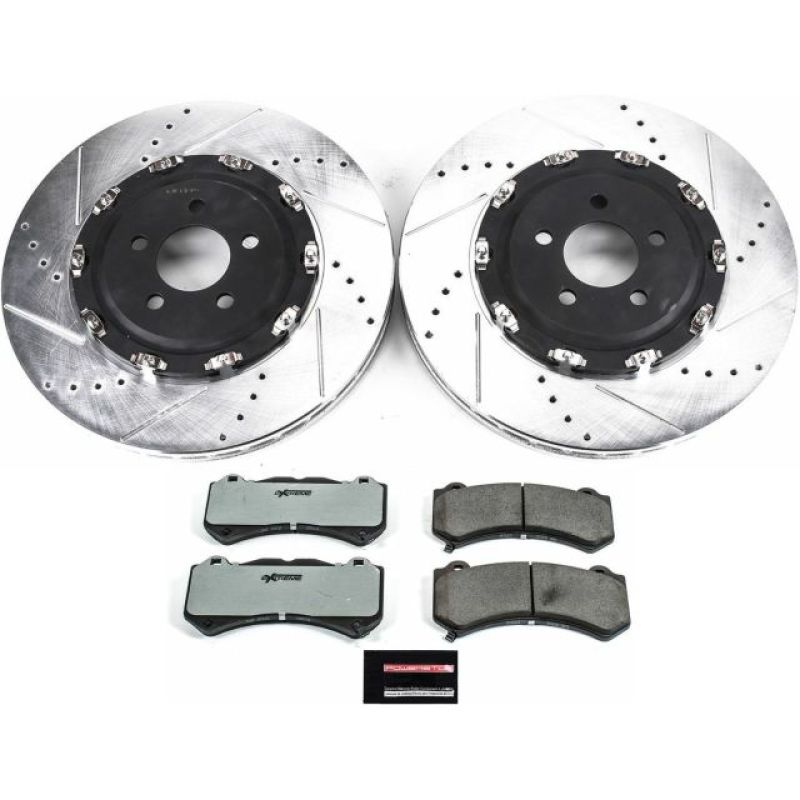 PowerStop Power Stop 15-20 Dodge Charger Front Z26 Street Brake Kit - Brakes Rotors & Pads