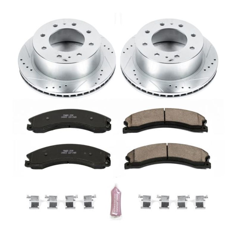 PowerStop Power Stop 15-20 GMC Sierra 2500 HD Rear Z23 Evolution Brake Kit - Brakes Rotors & Pads