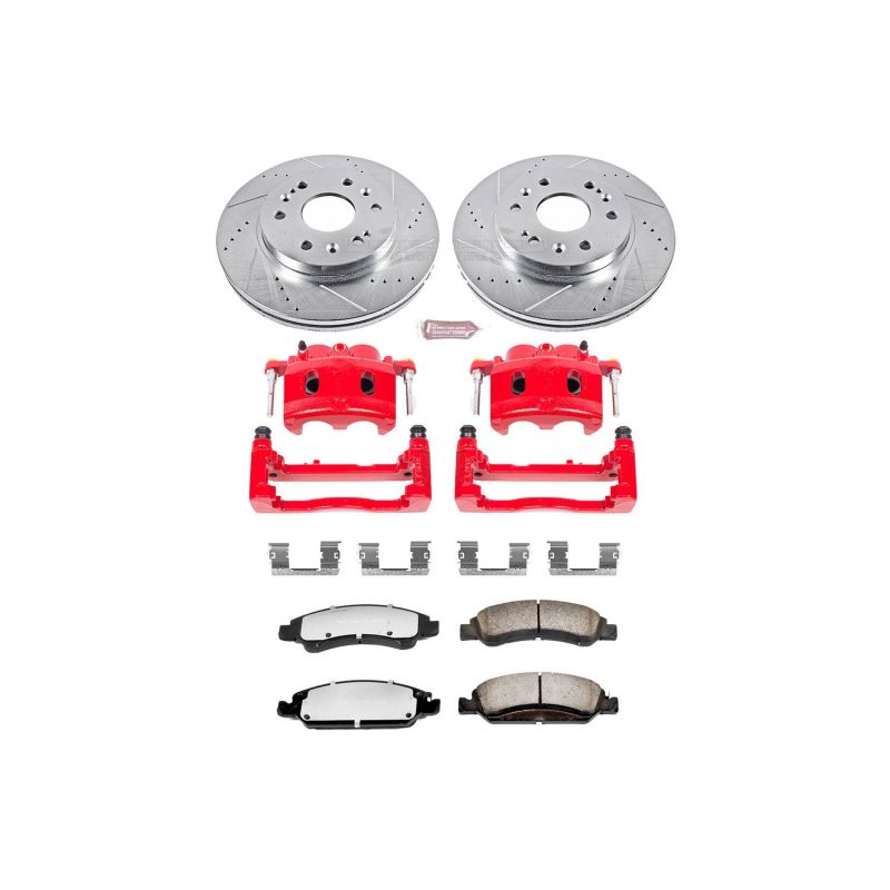 PowerStop Power Stop 15-20 GMC Yukon XL Front Z36 Truck & Tow Kit w/Cals - Brakes Rotors Pads