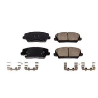 PowerStop Power Stop 16-17 Hyundai Veloster Front Z17 Evolution Ceramic Brake Pads w/Hardware - Brakes Rotors &