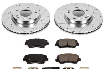 PowerStop Power Stop 16-17 Hyundai Veloster Front Z23 Evolution Sport Brake Kit - Brakes Rotors & Pads