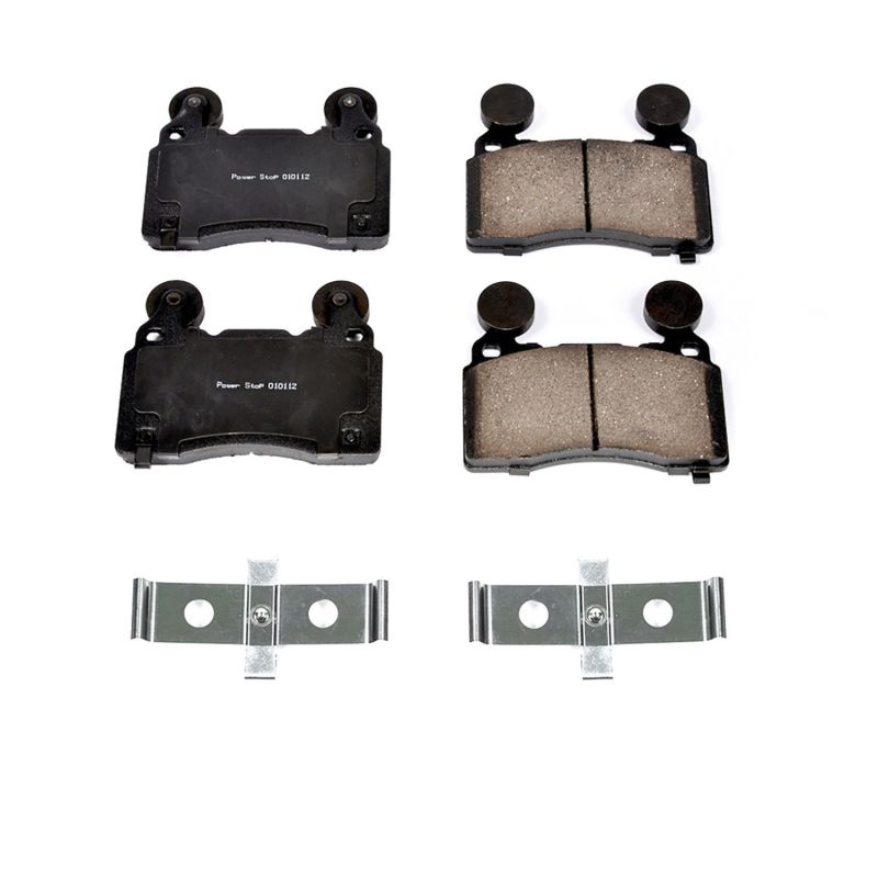 PowerStop Power Stop 16-18 Cadillac CT6 Front Z17 Evolution Ceramic Brake Pads w/Hardware - Brakes Rotors &