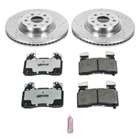 PowerStop Power Stop 16-18 Cadillac CT6 Front Z26 Street Warrior Brake Kit - Brakes Rotors & Pads