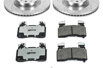 PowerStop Power Stop 16-18 Cadillac CT6 Front Z26 Street Warrior Brake Kit - Brakes Rotors & Pads