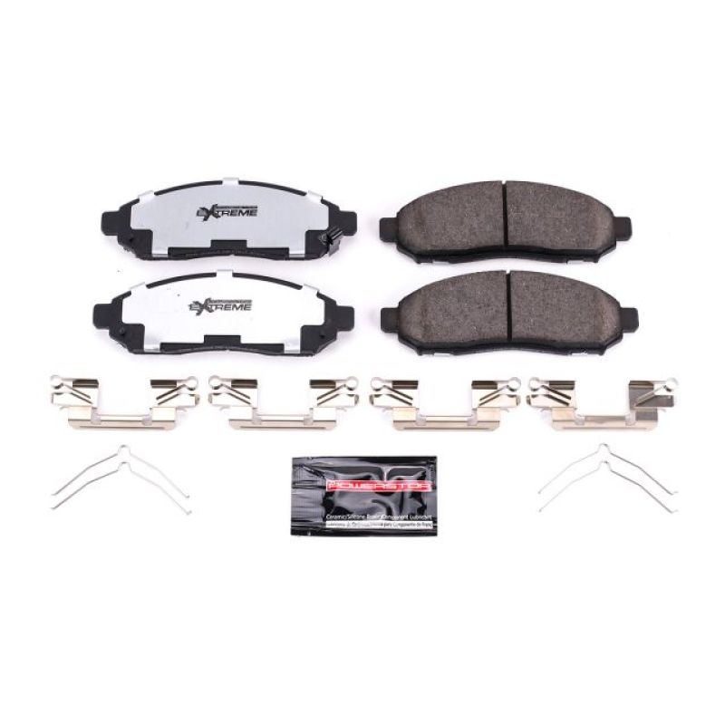 PowerStop Power Stop 16-18 Chevrolet City Express Front Z36 Truck & Tow Brake Pads w/Hardware - Brakes Rotors