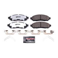 PowerStop Power Stop 16-18 Chevrolet City Express Front Z36 Truck & Tow Brake Pads w/Hardware - Brakes Rotors