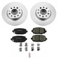 PowerStop Power Stop 16-18 Fiat 500X Rear Z17 Evolution Geomet Coated Brake Kit - Brakes Rotors & Pads