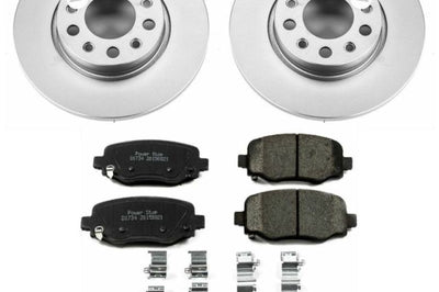 PowerStop Power Stop 16-18 Fiat 500X Rear Z17 Evolution Geomet Coated Brake Kit - Brakes Rotors & Pads