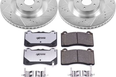 PowerStop Power Stop 16-18 Ford Focus Front Z26 Street Warrior Brake Kit - Brakes Rotors & Pads