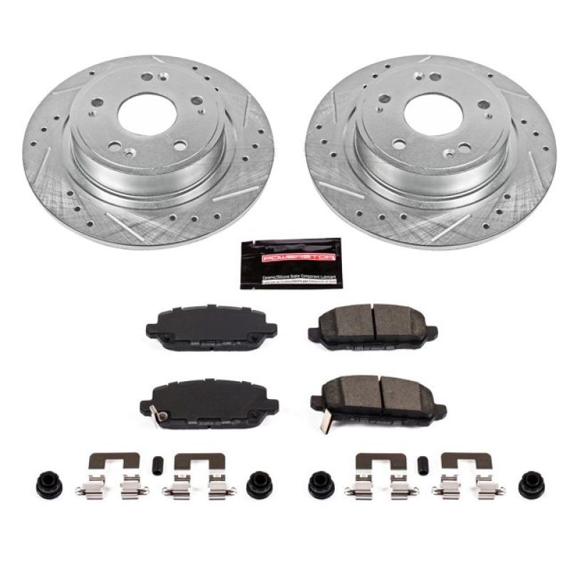 PowerStop Power Stop 16-18 Honda HR-V Rear Z23 Evolution Sport Brake Kit - Brakes Rotors & Pads
