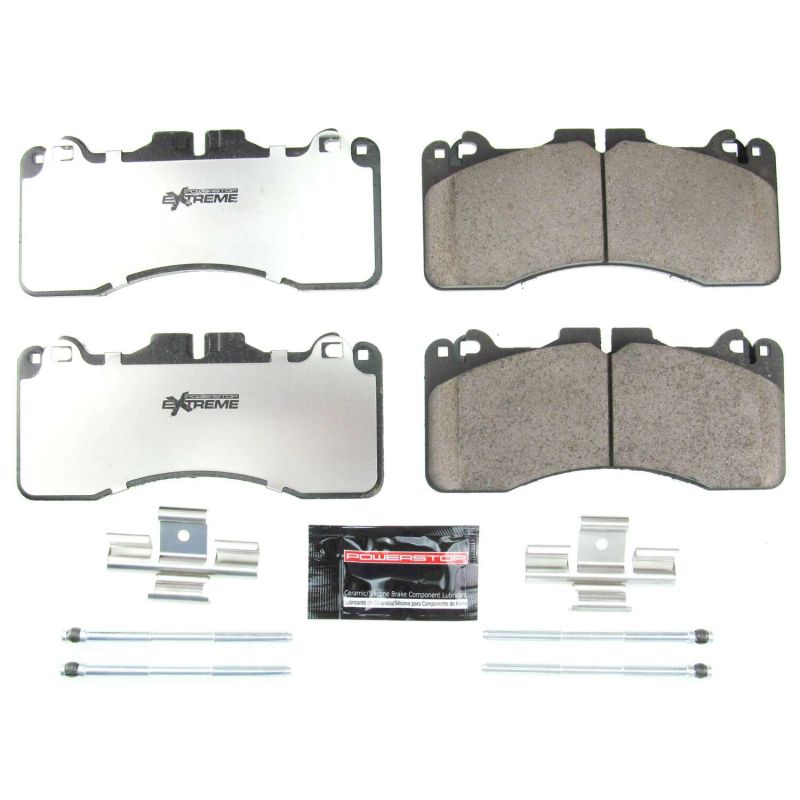 PowerStop Power Stop 16-18 Lexus GS F Front Z26 Extreme Street Brake Pads w/Hardware - Brakes Rotors &