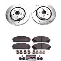 PowerStop Power Stop 16-18 Lexus RX350 Front Z23 Evolution Sport Brake Kit - Brakes Rotors & Pads