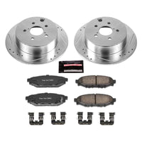 PowerStop Power Stop 16-18 Subaru Crosstrek Rear Z23 Evolution Sport Brake Kit - Brakes Rotors & Pads