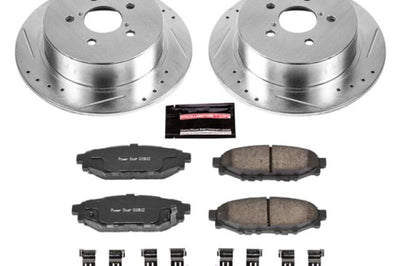 PowerStop Power Stop 16-18 Subaru Crosstrek Rear Z23 Evolution Sport Brake Kit - Brakes Rotors & Pads