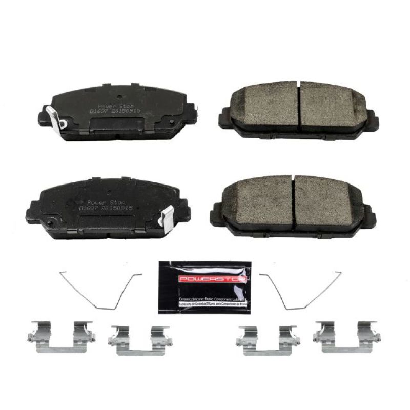 PowerStop Power Stop 16-19 Acura ILX Front Z23 Evolution Sport Brake Pads w/Hardware - Brakes Rotors &