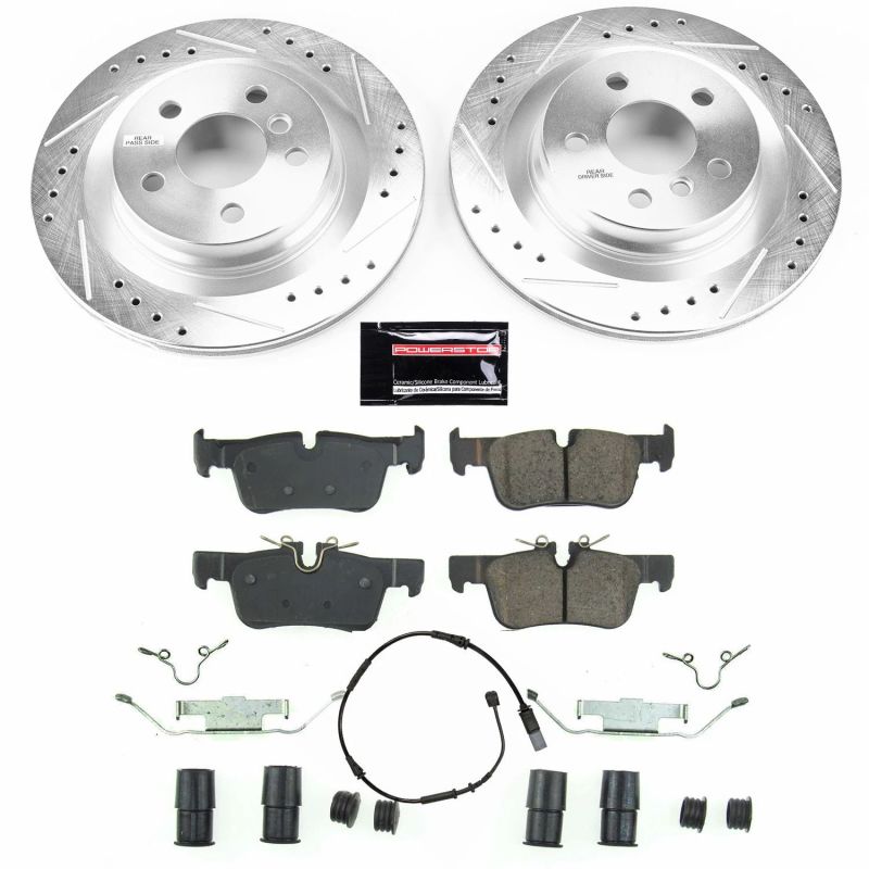 PowerStop Power Stop 16-19 BMW X1 Rear Z23 Evolution Sport Brake Kit - Brakes Rotors & Pads