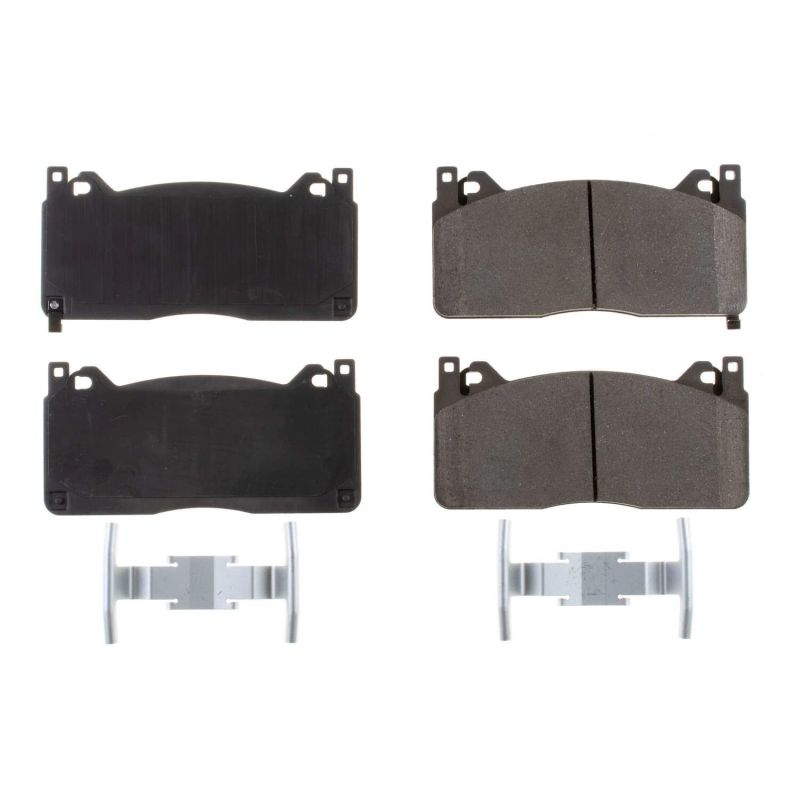 PowerStop Power Stop 16-19 Ford Mustang Front Z17 Evolution Ceramic Brake Pads w/Hardware - Brakes Rotors &