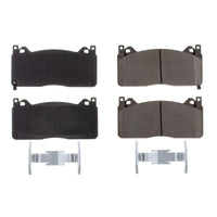 PowerStop Power Stop 16-19 Ford Mustang Front Z17 Evolution Ceramic Brake Pads w/Hardware - Brakes Rotors &