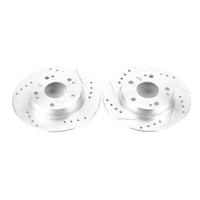 PowerStop Power Stop 16-19 Honda Civic Rear Evolution Drilled & Slotted Rotors - Pair - Brakes Pads