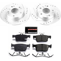 PowerStop Power Stop 16-19 Honda Civic Rear Z23 Evolution Sport Brake Kit - Brakes Rotors & Pads