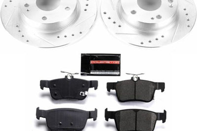 PowerStop Power Stop 16-19 Honda Civic Rear Z23 Evolution Sport Brake Kit - Brakes Rotors & Pads
