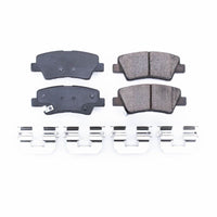 PowerStop Power Stop 16-19 Hyundai Tucson Rear Z17 Evolution Ceramic Brake Pads w/Hardware - Brakes Rotors &