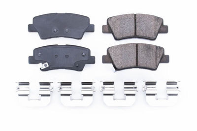PowerStop Power Stop 16-19 Hyundai Tucson Rear Z17 Evolution Ceramic Brake Pads w/Hardware - Brakes Rotors &