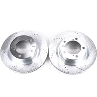 PowerStop Power Stop 16-19 Lexus LX570 Front Evolution Drilled & Slotted Rotors - Pair - Brakes Pads