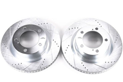 PowerStop Power Stop 16-19 Lexus LX570 Front Evolution Drilled & Slotted Rotors - Pair - Brakes Pads