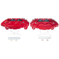 PowerStop Power Stop 16-21 Toyota Sequoia Front Red Calipers - Pair - Brakes Rotors & Pads