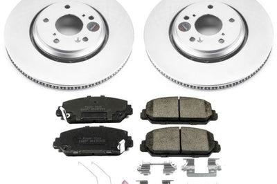 PowerStop Power Stop 17-18 Acura ILX Front Z17 Evolution Geomet Coated Brake Kit - Brakes Rotors & Pads