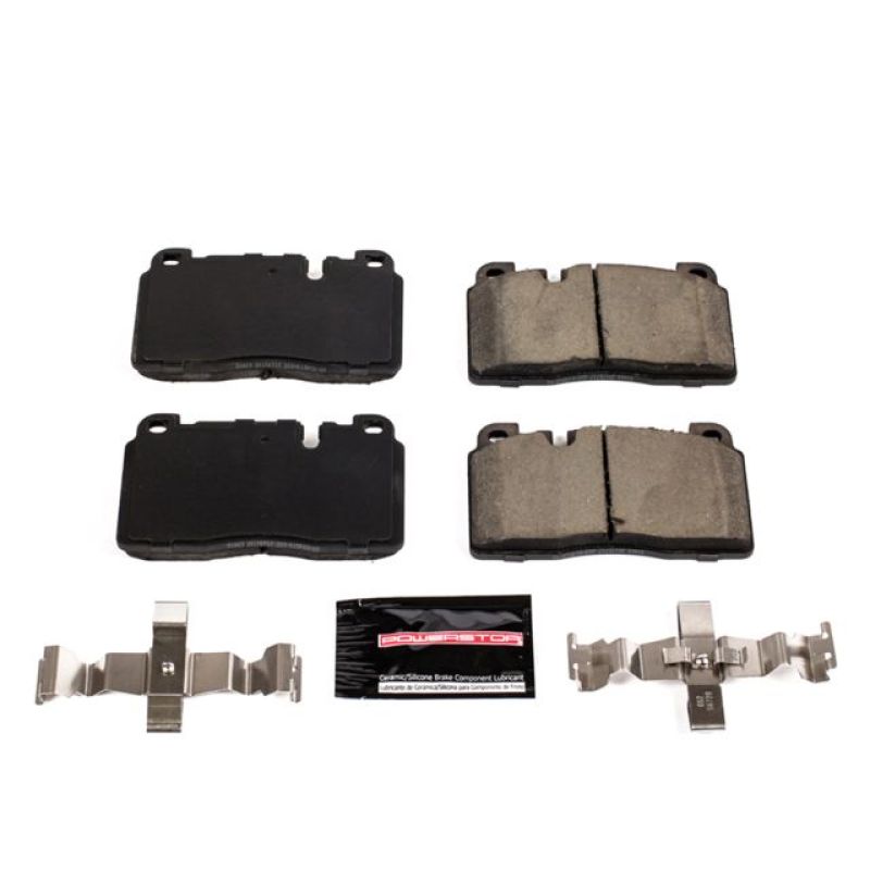 PowerStop Power Stop 17-18 Audi A6 Front Z23 Evolution Sport Brake Pads w/Hardware - Brakes Rotors &