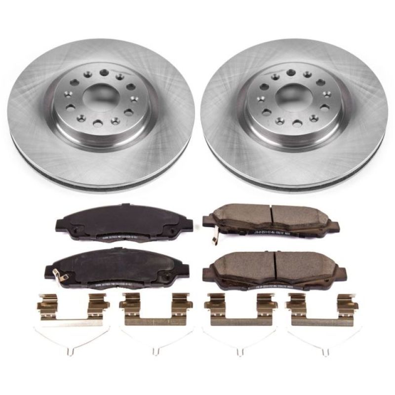 PowerStop Power Stop 17-18 Cadillac XT5 Front Autospecialty Brake Kit - Brakes Rotors & Pads