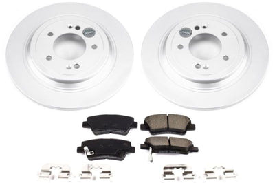 PowerStop Power Stop 17-18 Kia Sportage Rear Z17 Evolution Geomet Coated Brake Kit - Brakes Rotors & Pads