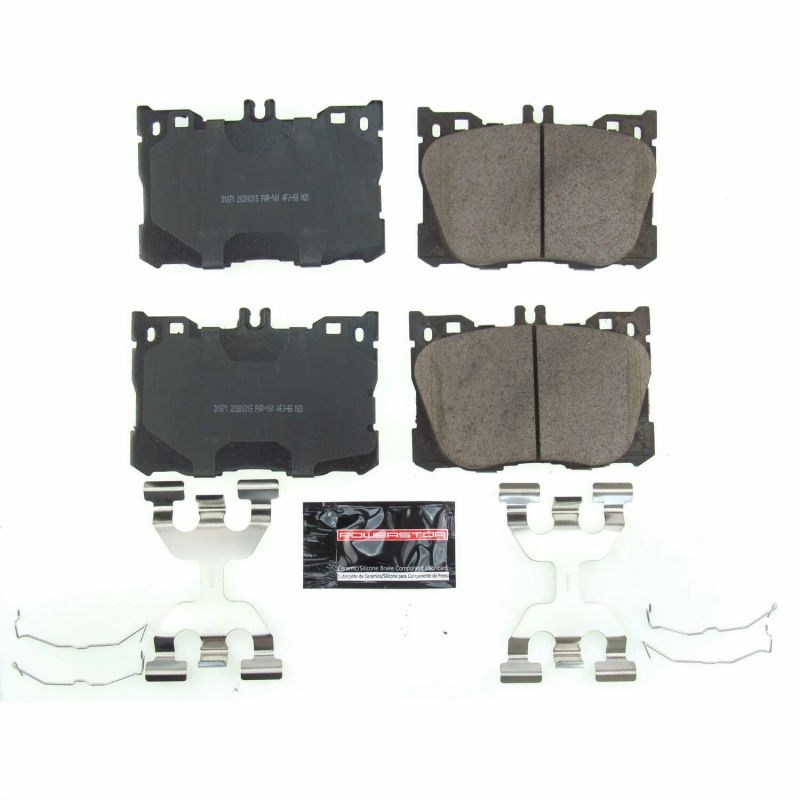 PowerStop Power Stop 17-18 Mercedes-Benz C43 AMG Front Z23 Evolution Sport Brake Pads w/Hardware - Brakes Rotors &