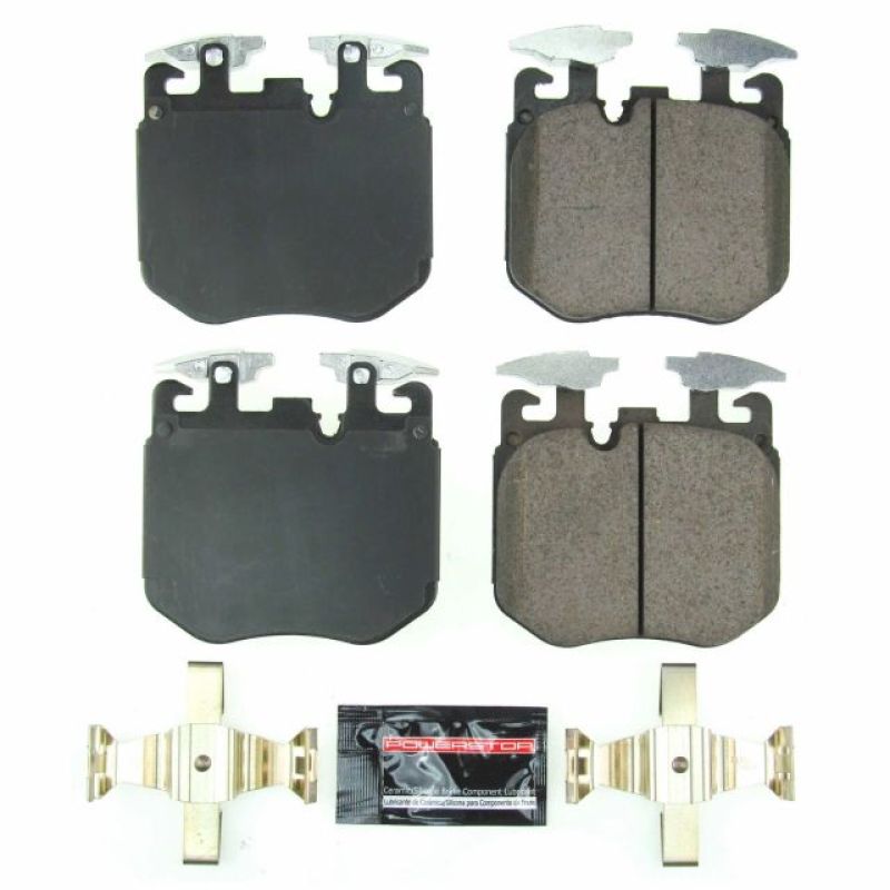 PowerStop Power Stop 17-19 BMW 540i Front Z23 Evolution Sport Brake Pads w/Hardware - Brakes Rotors &