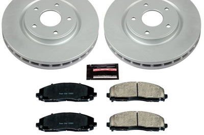 PowerStop Power Stop 17-19 Chrysler Pacifica Front Z17 Evolution Geomet Coated Brake Kit - Brakes Rotors & Pads