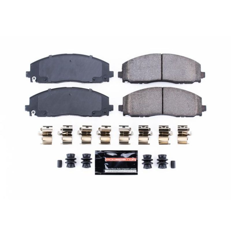 PowerStop Power Stop 17-19 Chrysler Pacifica Front Z23 Evolution Sport Brake Pads w/Hardware - Brakes Rotors &