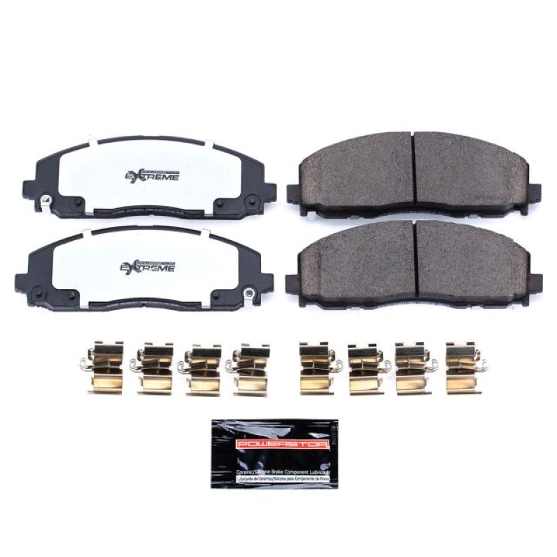 PowerStop Power Stop 17-19 Chrysler Pacifica Front Z36 Truck & Tow Brake Pads w/Hardware - Brakes Rotors