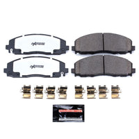 PowerStop Power Stop 17-19 Chrysler Pacifica Front Z36 Truck & Tow Brake Pads w/Hardware - Brakes Rotors