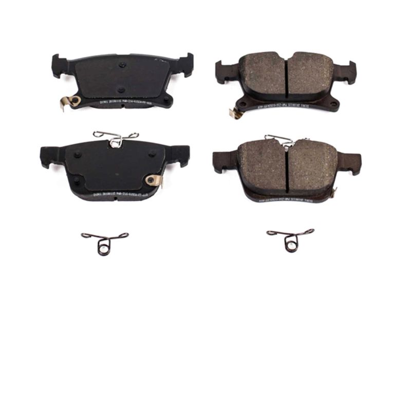 PowerStop Power Stop 17-19 Chrysler Pacifica Rear Z17 Evolution Ceramic Brake Pads w/Hardware - Brakes Rotors &