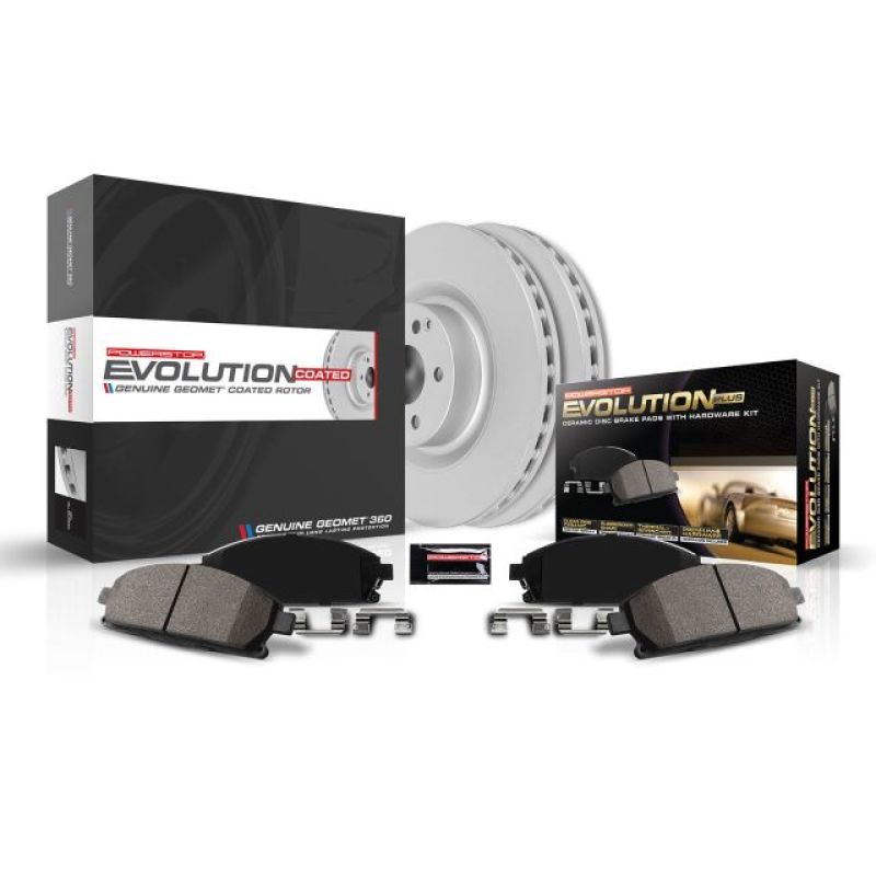 PowerStop Power Stop 17-19 Honda Civic Rear Z17 Evolution Geomet Coated Brake Kit - Brakes Rotors & Pads