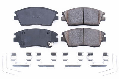 PowerStop Power Stop 17-19 Hyundai Elantra Front Z17 Evolution Ceramic Brake Pads w/Hardware - Brakes Rotors &