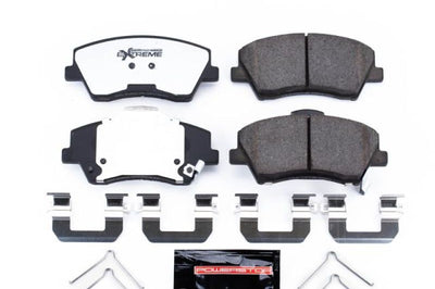 PowerStop Power Stop 17-19 Hyundai Elantra Front Z36 Truck & Tow Brake Pads w/Hardware - Brakes Rotors
