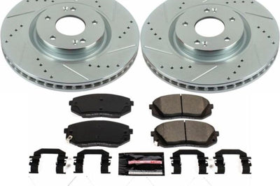 PowerStop Power Stop 17-19 Hyundai Sonata Front Z23 Evolution Sport Brake Kit - Brakes Rotors & Pads