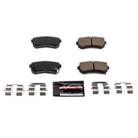 PowerStop Power Stop 17-19 Hyundai Sonata Rear Z23 Evolution Sport Brake Pads w/Hardware - Brakes Rotors &